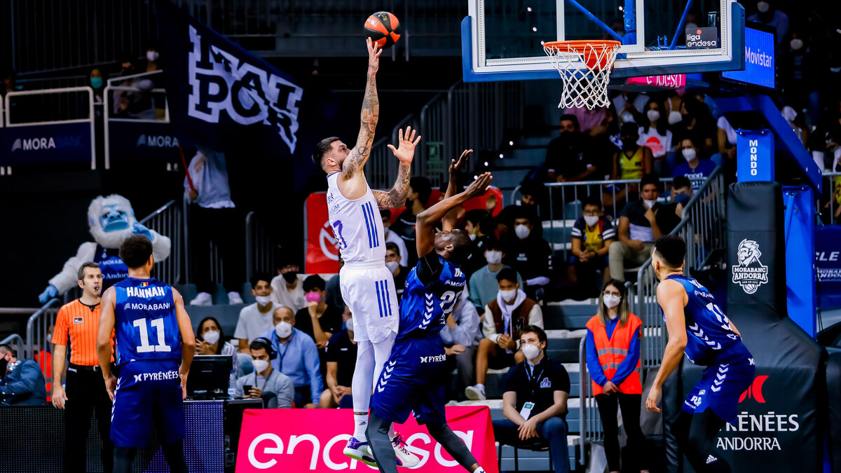 Triunfo incontestable del Real Madrid en Andorra (58-86)