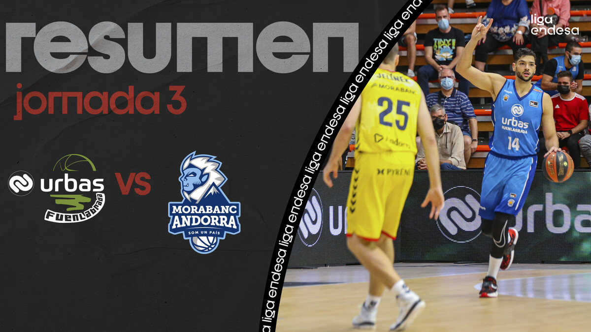 Resumen Urbas Fuenlabrada 91 - MoraBanc Andorra 78 (J3)