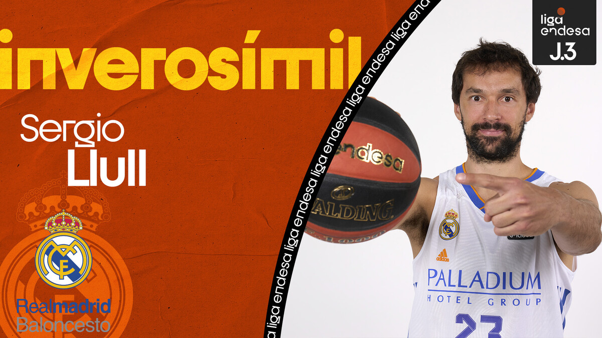 Sergio Llull vuelve al rescate del Real Madrid con otra mandarina