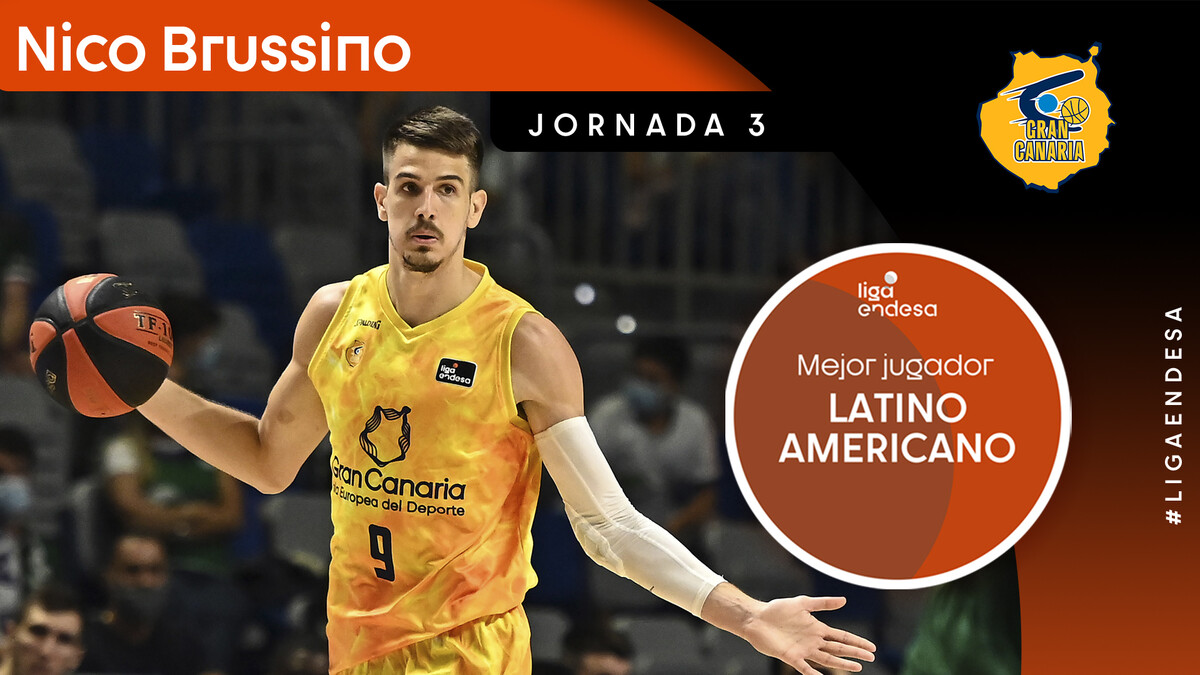 Brussino, Mejor Jugador Latinoamericano de la Jornada 3