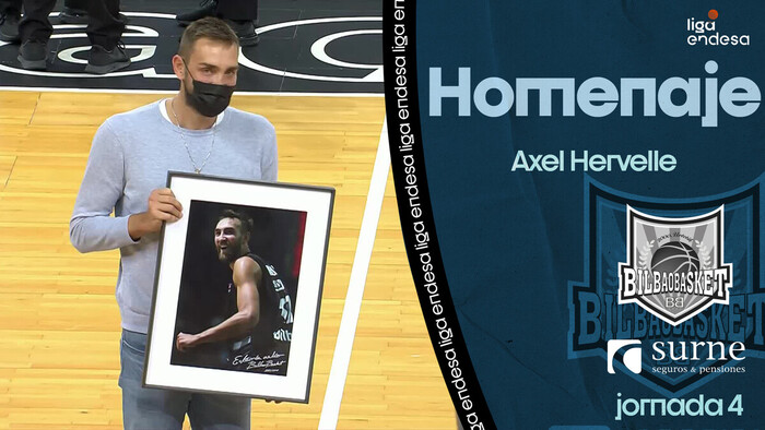 Axel Hervelle, homenajeado en Miribilla