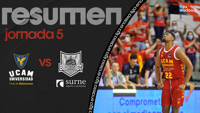 Resumen UCAM Murcia92 - Surne BB 87 (J5)