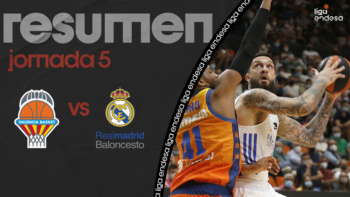 Resumen Valencia Basket 79 - Real Madrid 93 (J5)