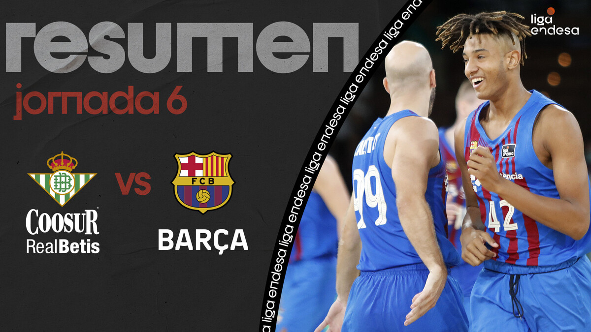 Resumen Coosur Betis 61 - Barça 78 (J5)