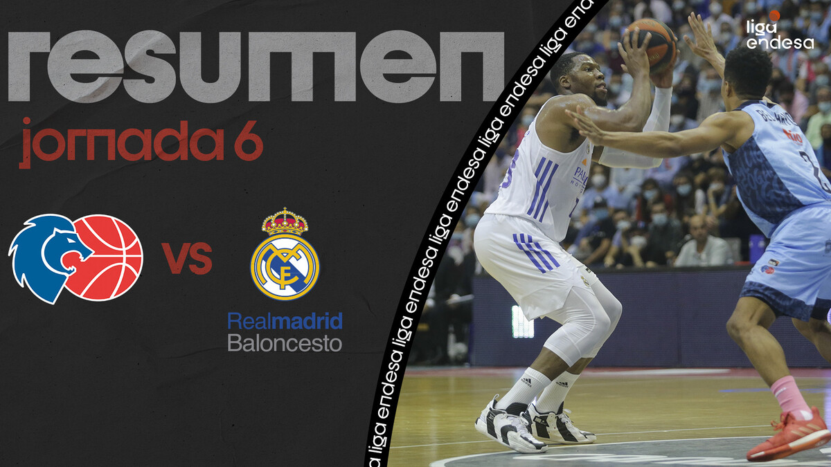 Resumen Río Breogán 71 - Real Madrid 79 (J6)