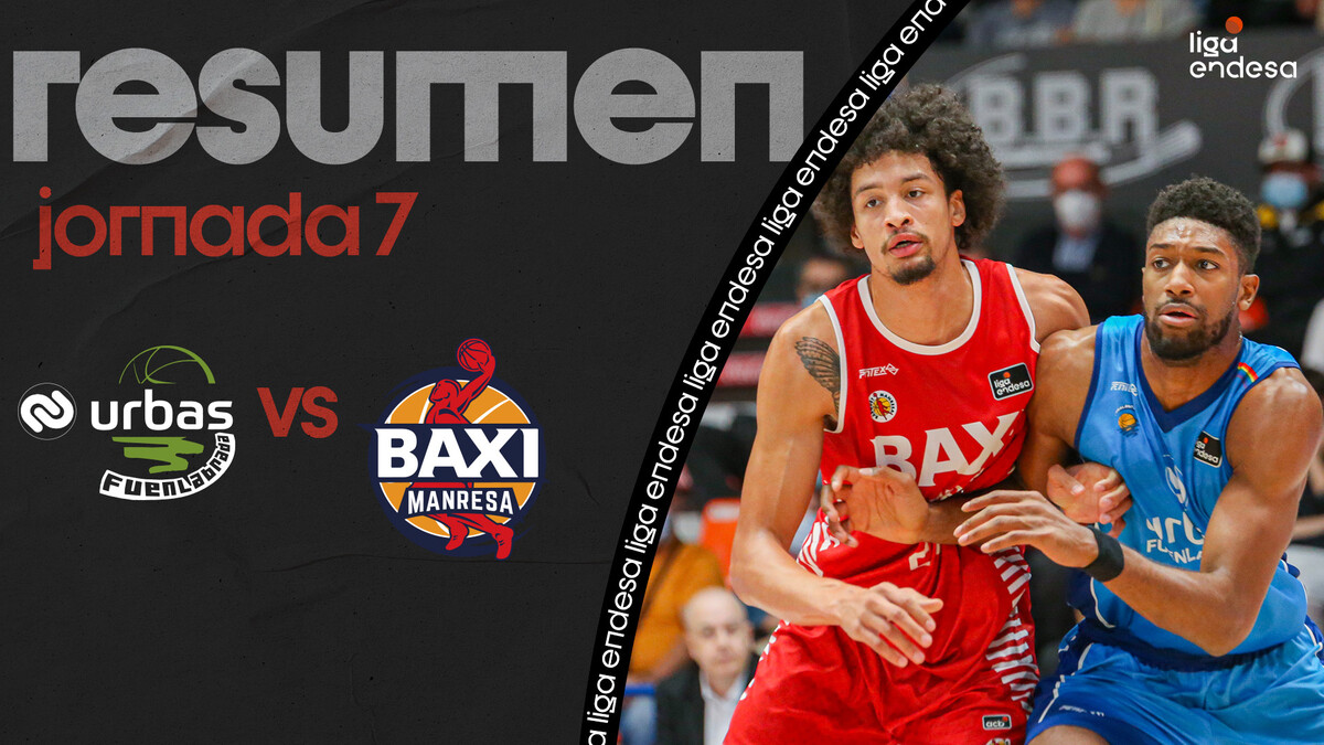 Resumen Urbas Fuenlabrada 90 - BAXI Manresa 82 (J7)
