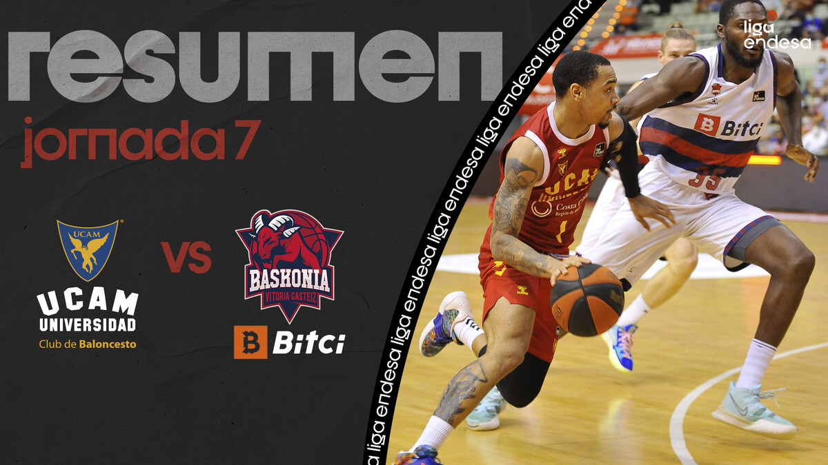 Resumen UCAM Murcia 80 - Bitci Baskonia 79 (J7)