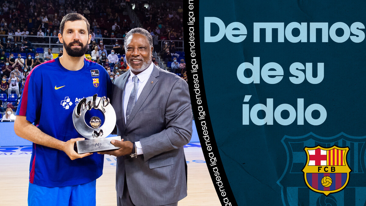 Norris entrega a Mirotic el MVP Movistar de septiembre