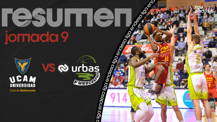 Resumen UCAM Murcia 99 - Urbas Fuenlabrada 76 (J9)