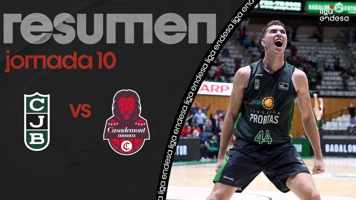 Resumen Joventut Badalona 84 - Casademont Zaragoza 78 (J10)