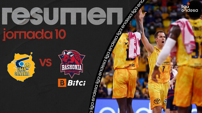 Resumen Gran Canaria 83 - Bitci Baskonia 77 (J10)