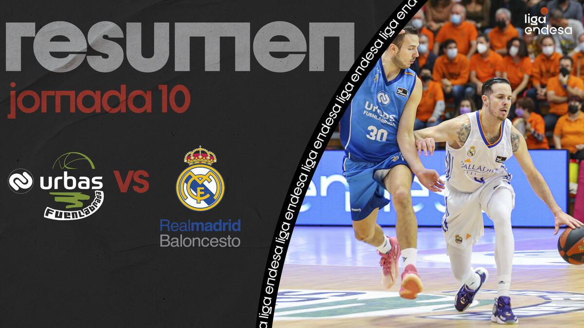 Resumen Urbas Fuenlabrada 85 - Real Madrid 88 (J10)