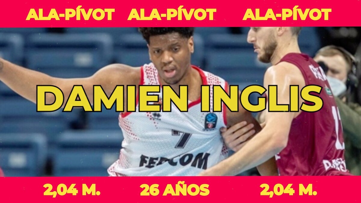 Damien Inglis, nuevo fichaje de Surne Bilbao Basket