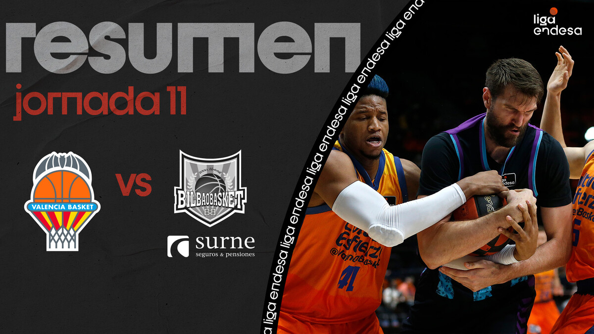 Resumen Valencia Basket 100 - Surne Bilbao Basket 84 (J11)