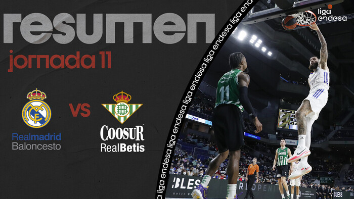 Resumen Real Madrid 71 - Coosur Real Betis 48 (J11)