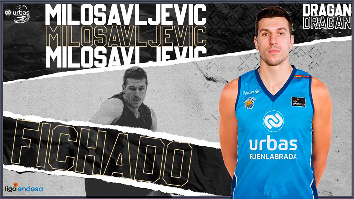 El Urbas Fuenlabrada incorpora a Dragan Milosavljevic