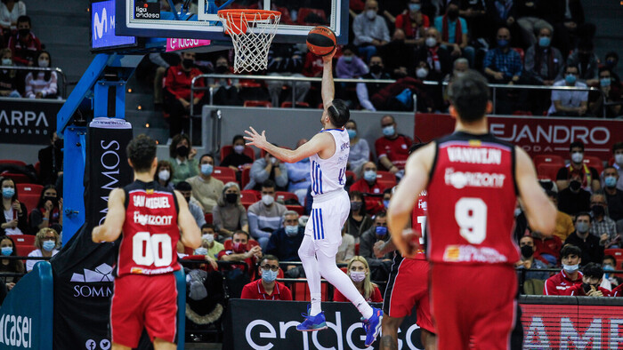 Heurtel y Llull guían al Real Madrid en Zaragoza (65-86)