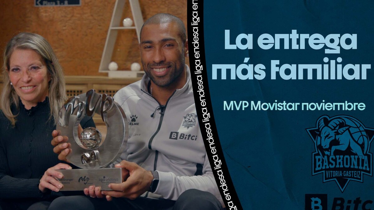 Jayson Granger y la entrega más especial del MVP Movistar de noviembre