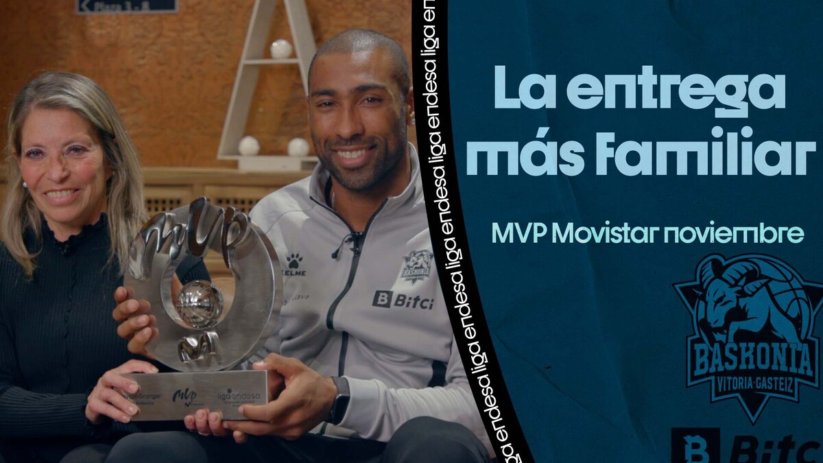 Jayson Granger y la entrega más especial del MVP Movistar de noviembre