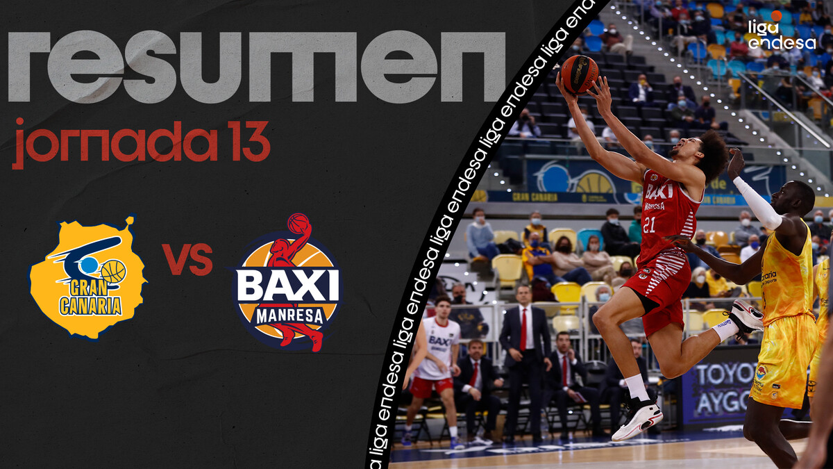 Resumen Gran Canaria 80 - BAXI Manresa 82 (J13)