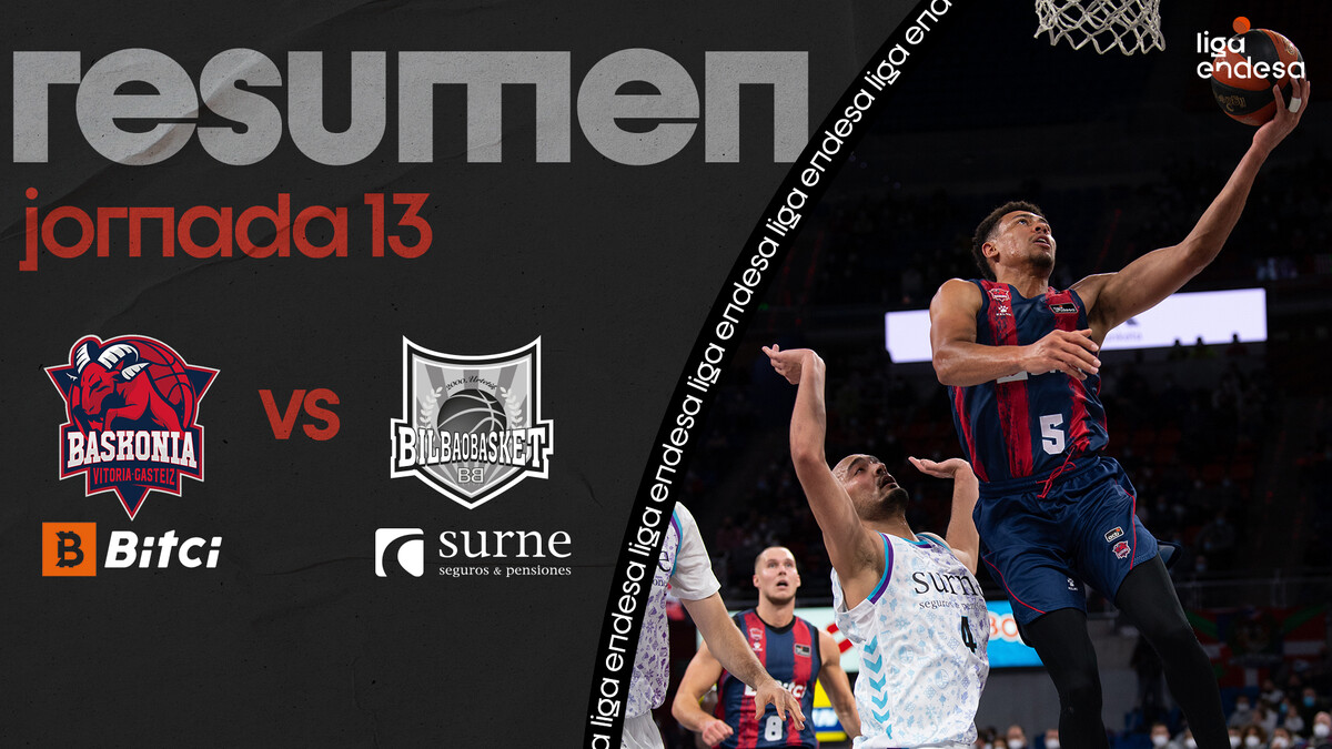 Resumen Bitci Baskonia 101 - Surne Bilbao Basket 86 (J13)