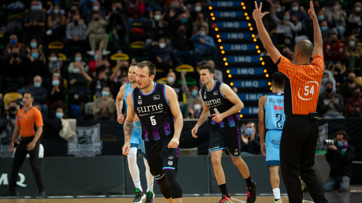 Rafa Luz lidera una victoria vital del Bilbao Basket