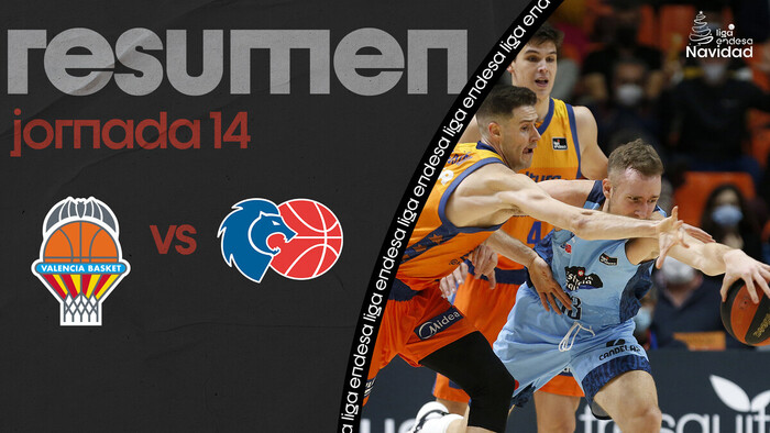 Resumen Valencia Basket 97 - Río Breogán 98 (J14)