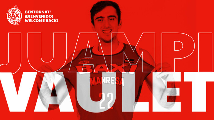 Juampi Vaulet vuelve al BAXI Manresa hasta final de temporada