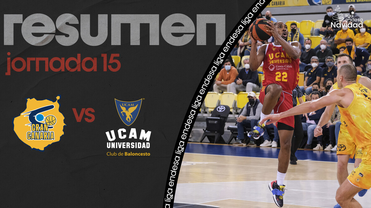 Resumen Gran Canaria 83 - UCAM Murcia 100 (J15)