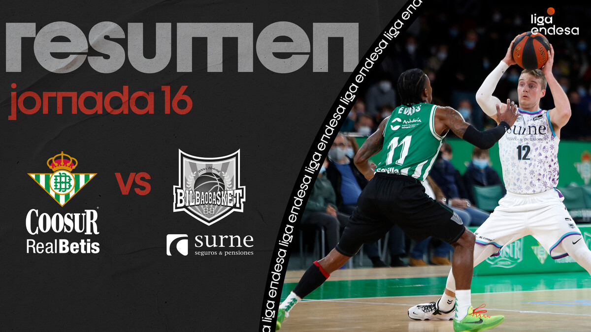 Resumen Coosur Betis 71 - Surne Bilbao Basket 88 (J16)