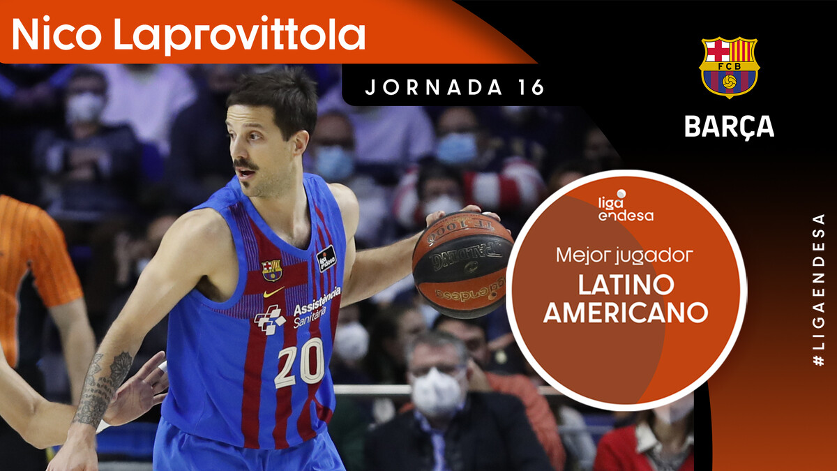 Laprovittola, Mejor Jugador Latinoamericano de la Jornada 16
