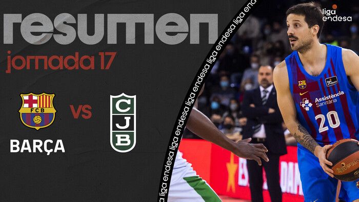 Resumen Barça 99 - Joventut Badalona 86 (J17)