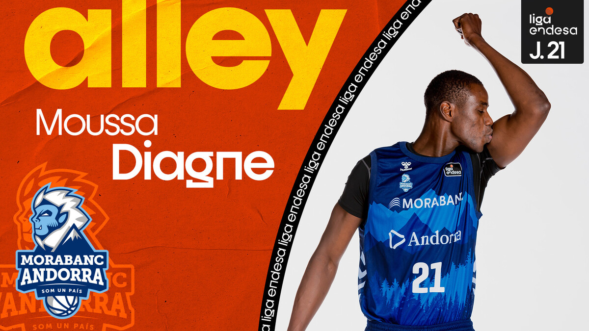 Potente alley-oop de Moussa Diagne