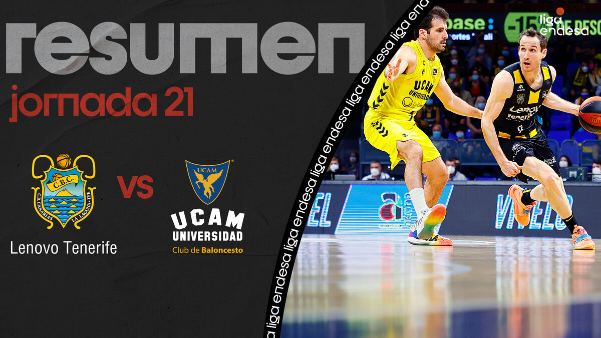 Resumen Lenovo Tenerife - UCAM Murcia