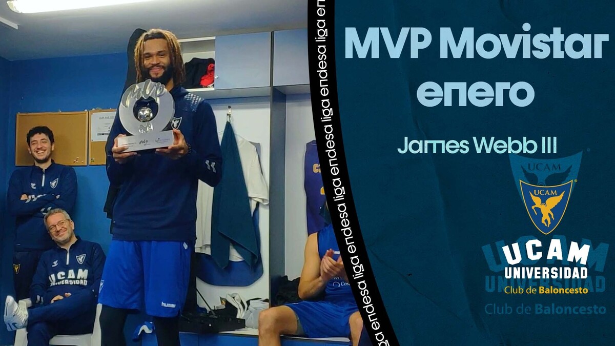 James Webb III recibe el MVP Movistar de enero