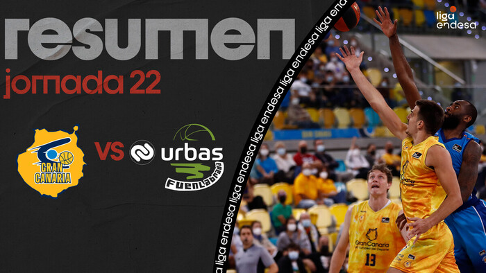 Resumen Gran Canaria 79 - Urbas Fuenlabrada 60 (J22)