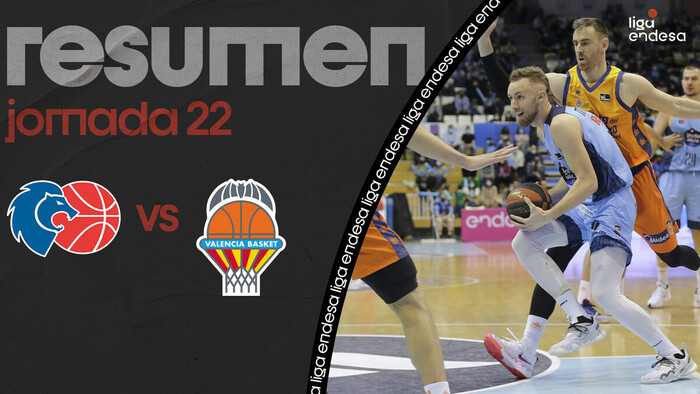 Resumen Río Breogán 99 - Valencia Basket 82 (J22)