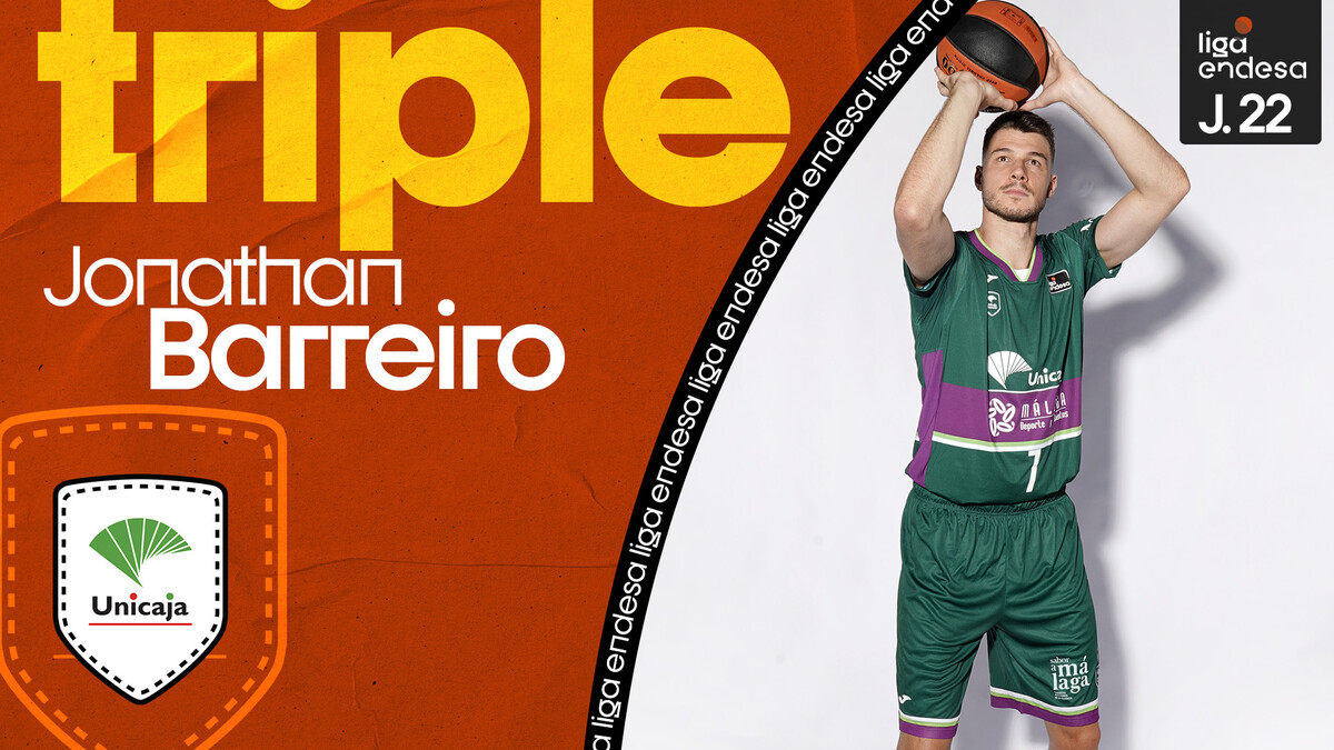 Jonathan Barreiro: triple desde medio campo