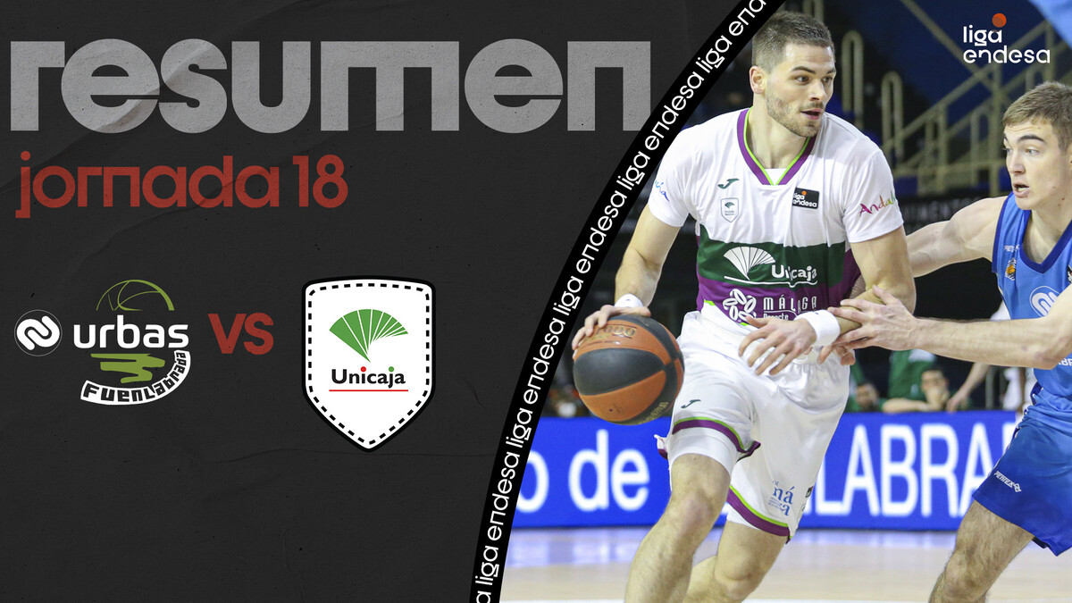 Crónica: Urbas Fuenlabrada 53 - Unicaja 73 (J18)