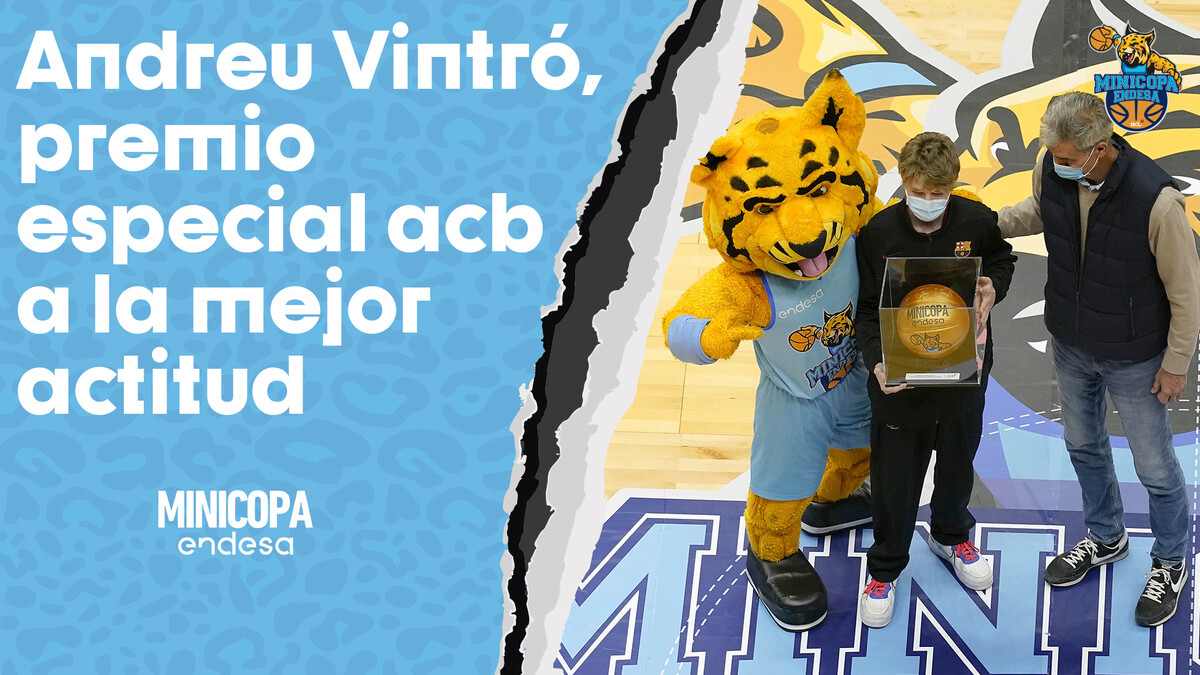 Andreu Vintr&oacute;, premio especial a la mejor actitud