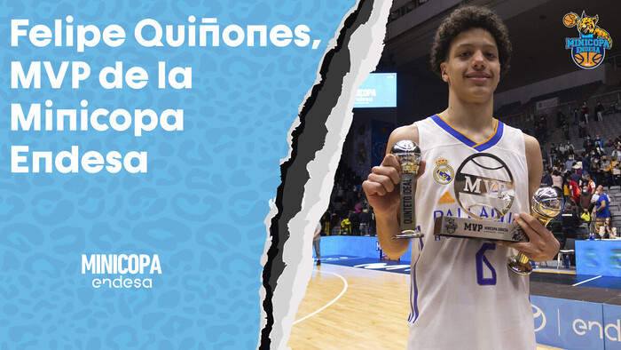 Felipe Qui&ntilde;ones, MVP de la Minicopa Endesa