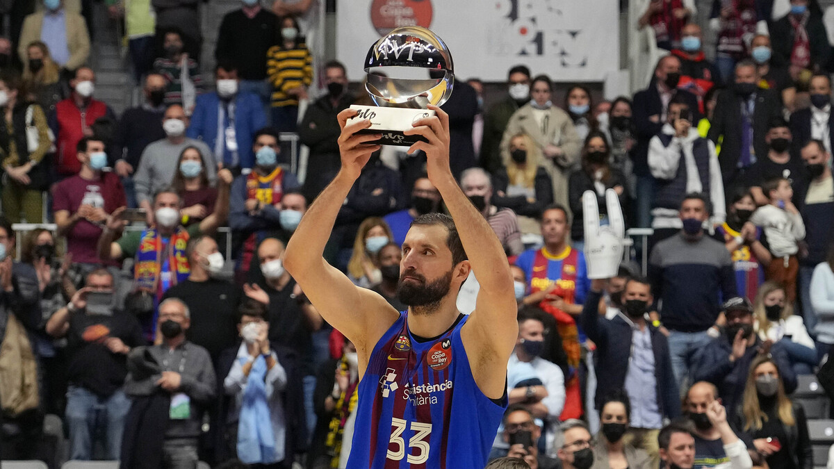 Nikola Mirotic, MVP Movistar de la Copa del Rey Granada 2022