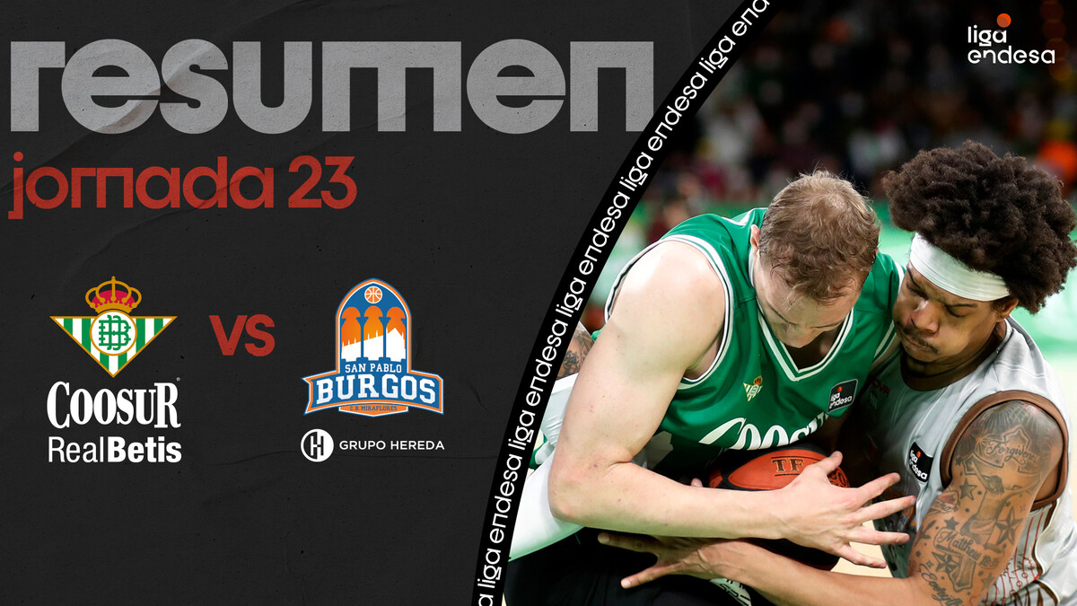 Resumen Coosur Real Betis 71 - Hereda San Pablo Burgos 74 (J24)