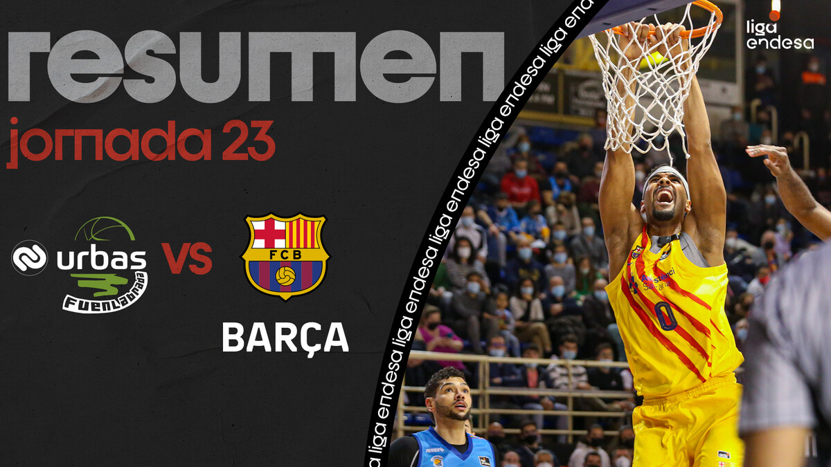 Resumen Urbas Fuenlabrada 69 - Barça 86 (J23)