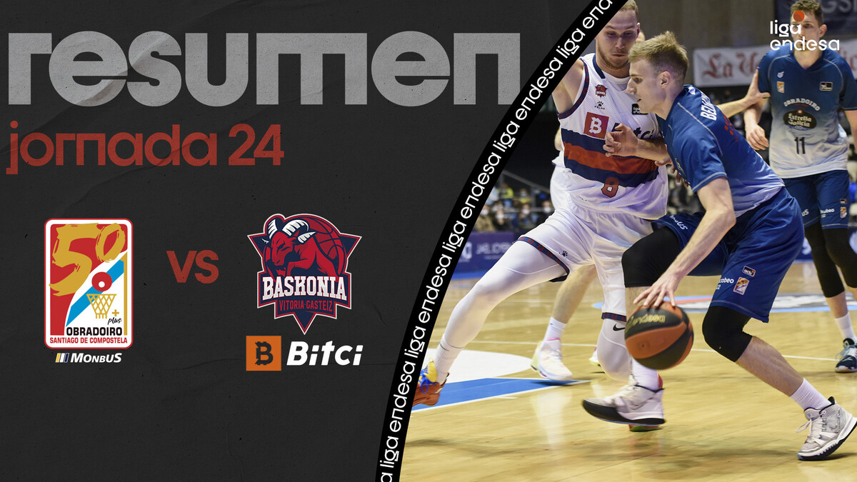 Resumen Monbus Obradoiro 81 - Bitci Baskonia 76 (J24)