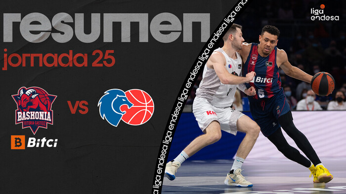 Resumen Bitci Baskonia 89 - Río Breogán 84 (J25)