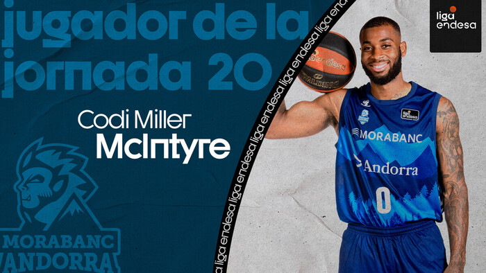 Codi Miller-McIntyre, Jugador de la Jornada 20