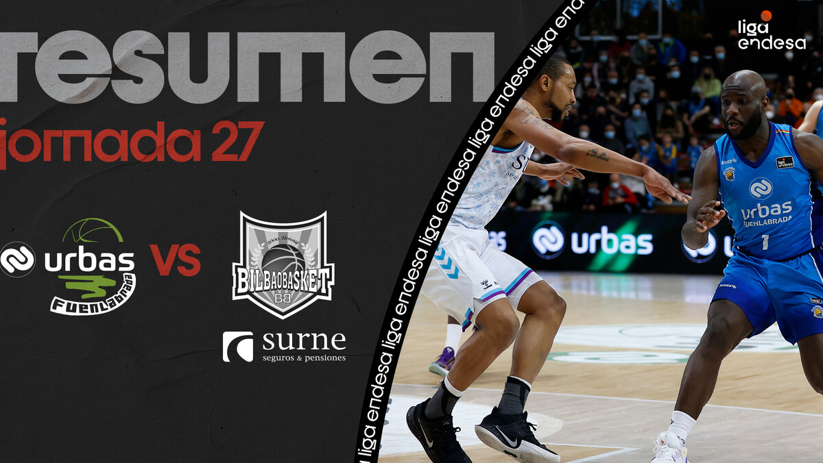 Resumen Urbas Fuenlabrada 87 - Surne Bilbao Basket 82 (J27)