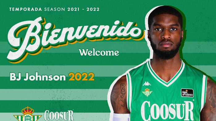 BJ Johnson, nuevo jugador del Coosur Real Betis