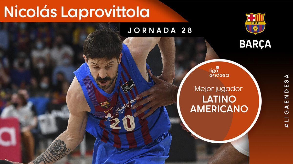 Nico Laprovittola, Mejor Jugador Latinoamericano de la Jornada 28